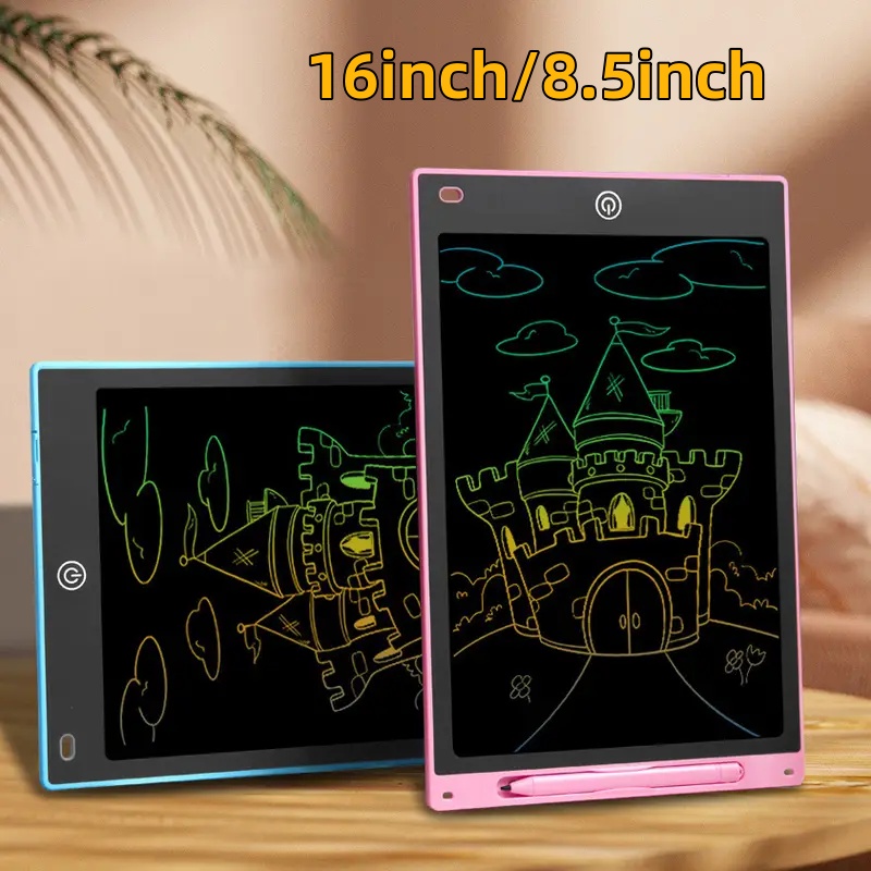 Kids Education Tablets - 16/8.5 بوصة LCD تابلت للكتابة يفتح
