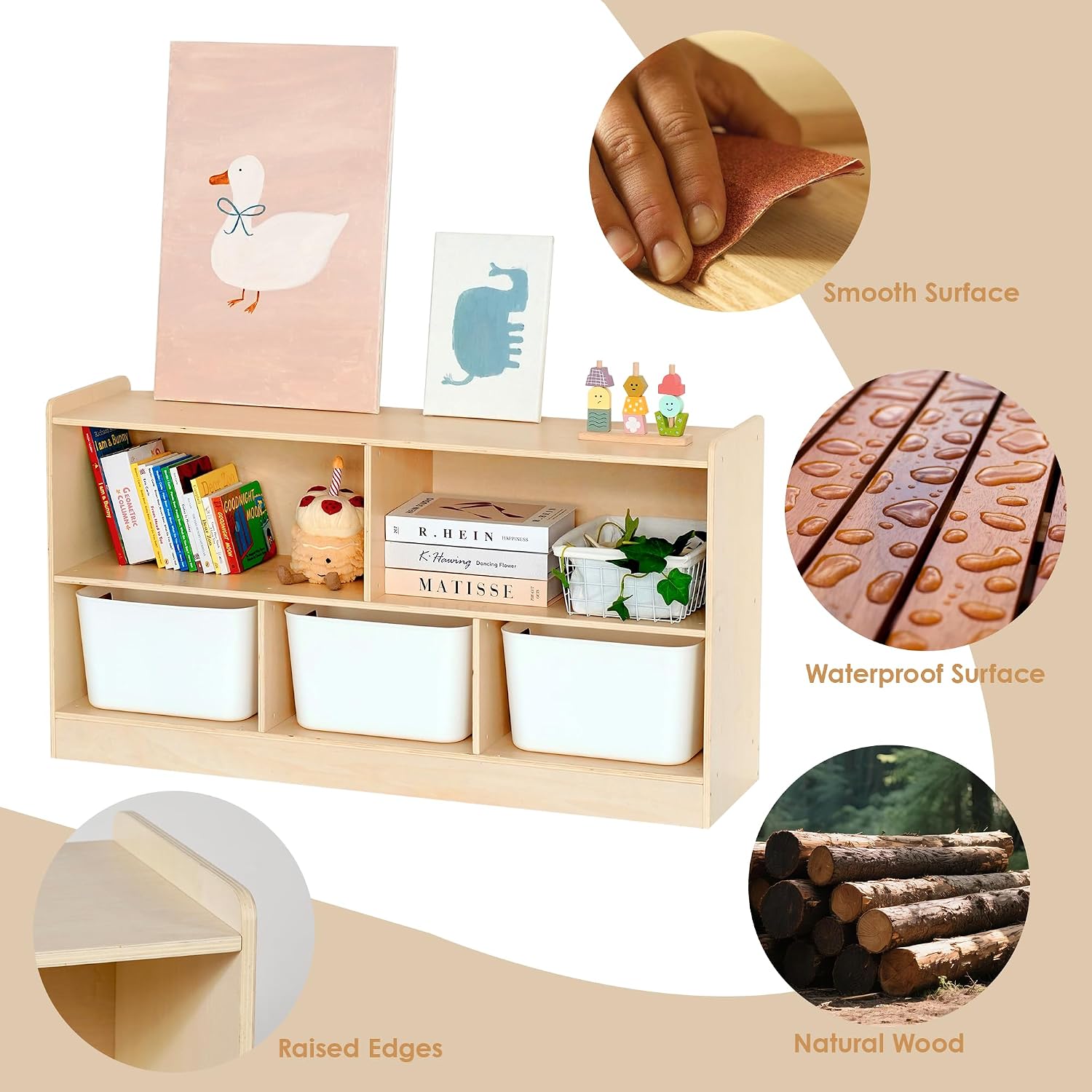 رف كتب وألعاب مونتيسوري للأطفا - مراجعة Montessori Shelf Toy وسعره