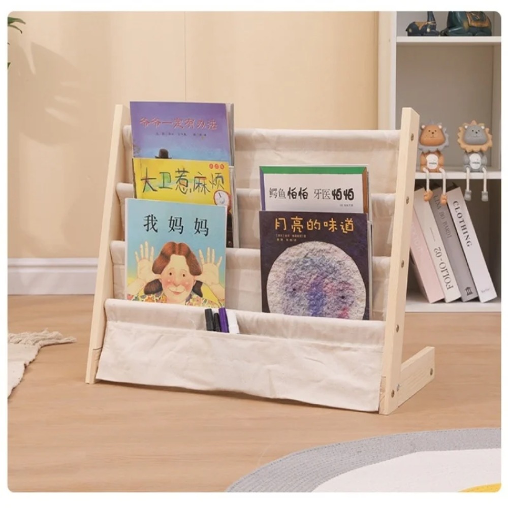 رف كتب خشبي متعدد الطبقات، رف  - مراجعة Montessori Shelf Toy وسعره