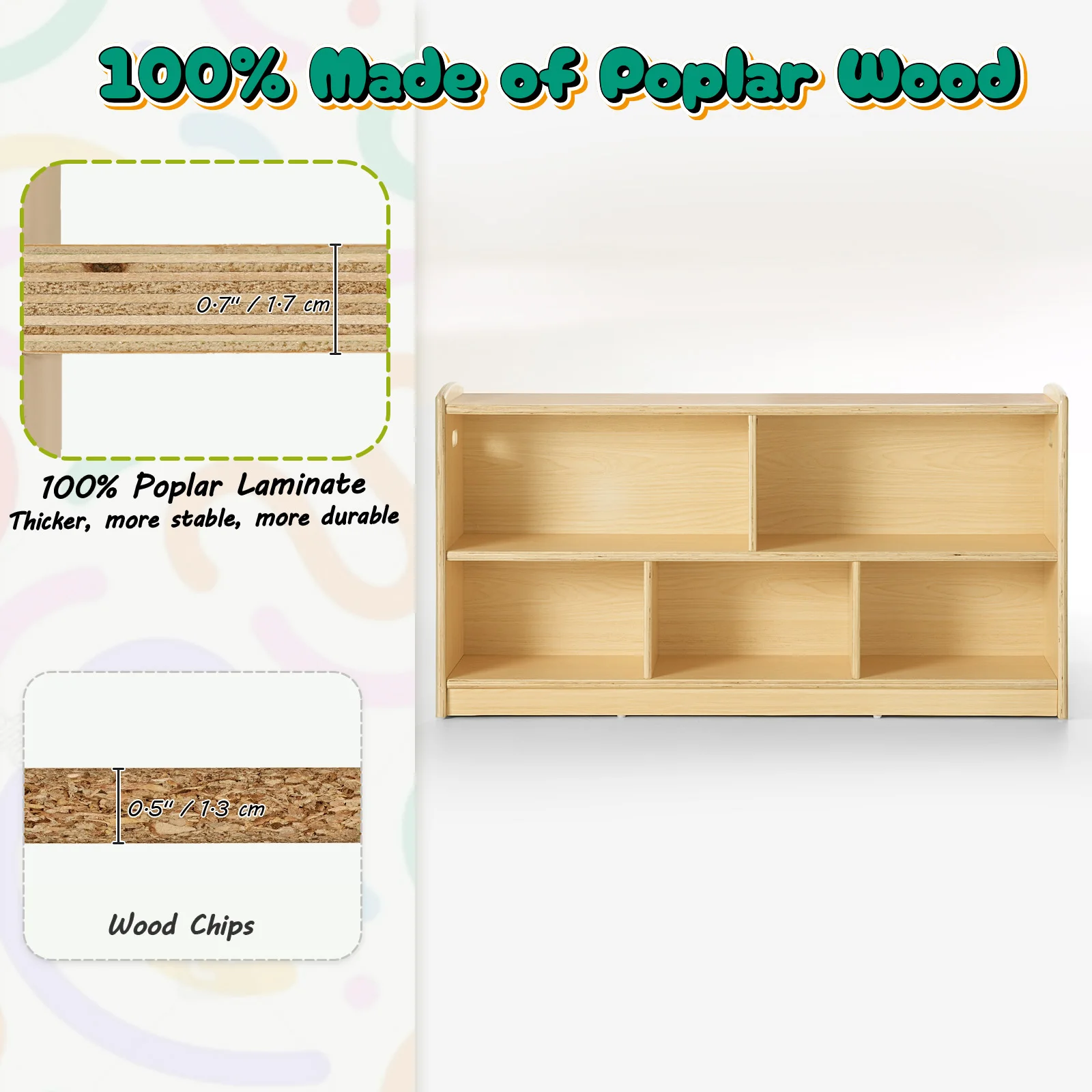 خزانة مونتيسوري الخشبية من طبق - مراجعة Montessori Shelf Toy وسعره