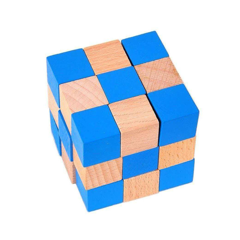 مكعب الثعبان المربع، ألغاز خشب - مراجعة Brain Teaser Cube وسعره