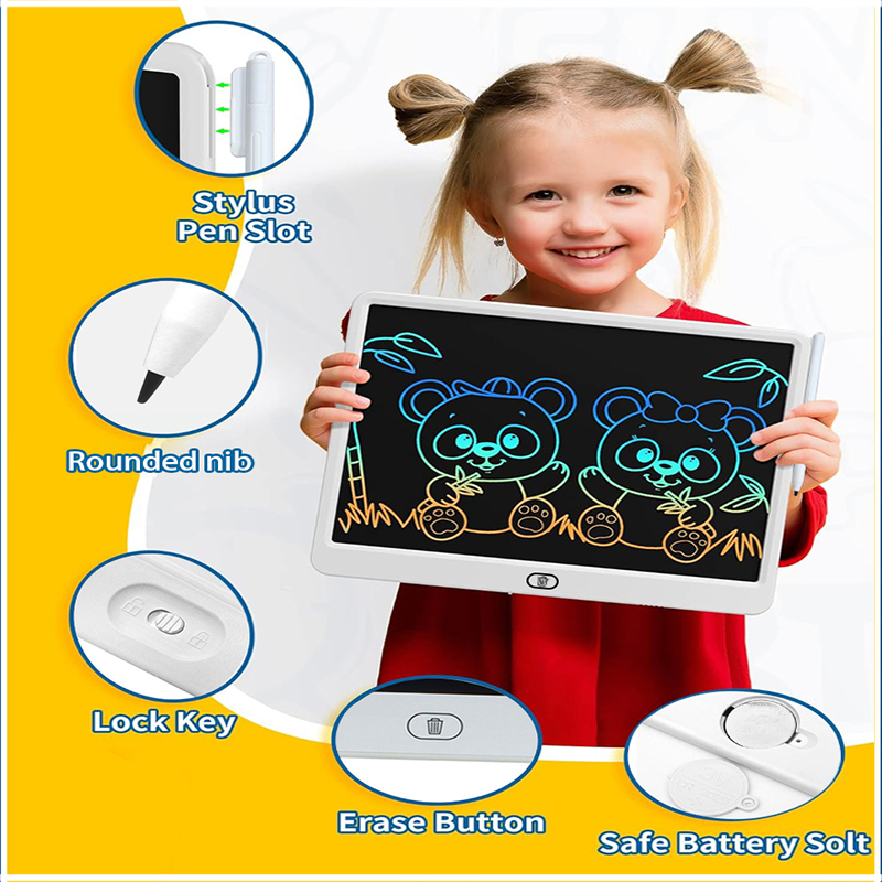 لوح رسم إلكتروني بشاشة LCD مقا - مراجعة Kids Education Tablets وسعره