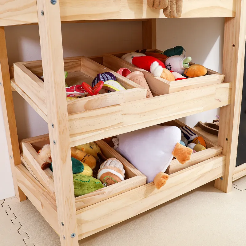 رف تخزين ألعاب الأطفال من الخش - مراجعة Montessori Shelf Toy وسعره