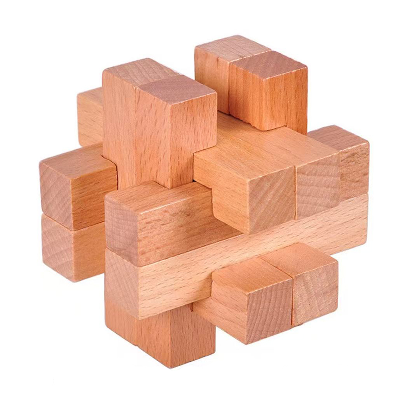 دعابة الدماغ الخشبية للبالغين  - مراجعة Brain Teaser Cube وسعره