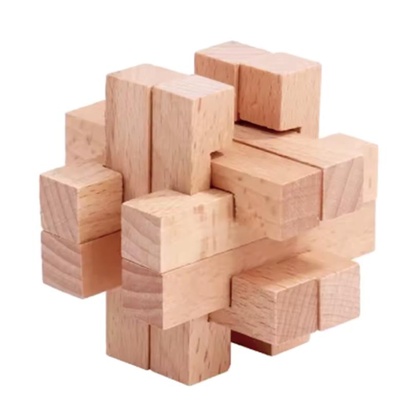 دعابة الدماغ الخشبية للبالغين  - مراجعة Brain Teaser Cube وسعره