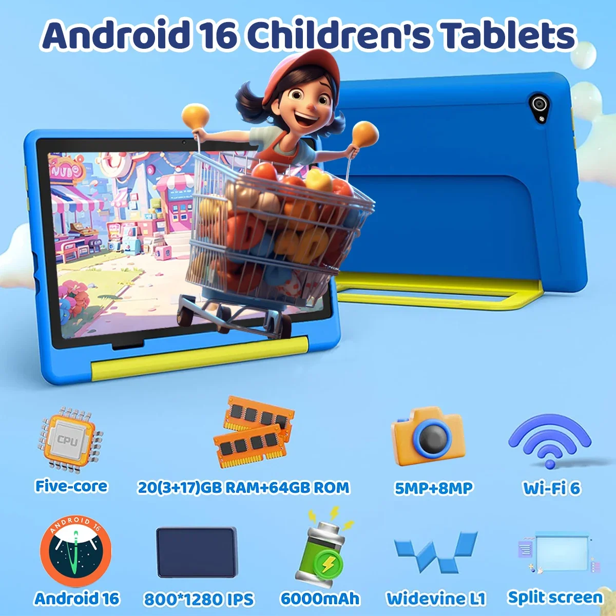 أحدث جهاز لوحي للأطفال بنظام أ - مراجعة Kids Education Tablets وسعره