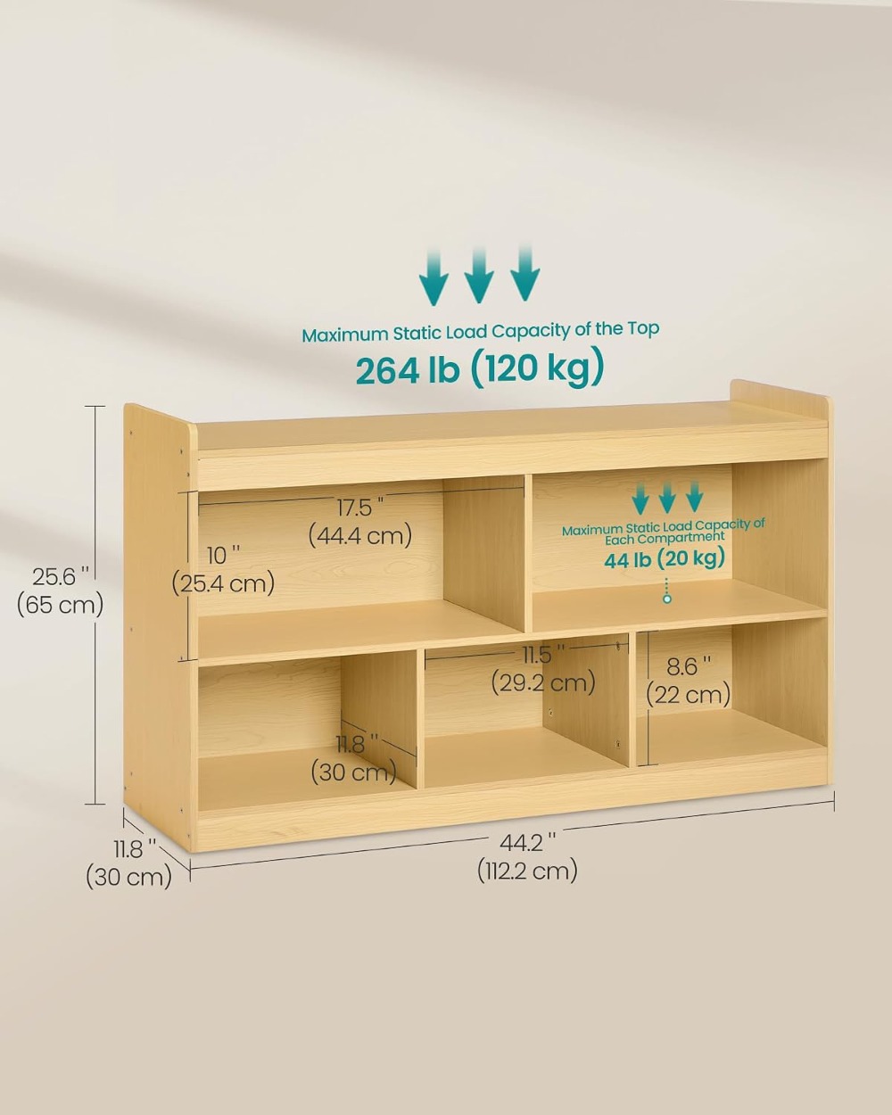 رف تخزين ألعاب مونتيسوري بخمسة - مراجعة Montessori Shelf Toy وسعره