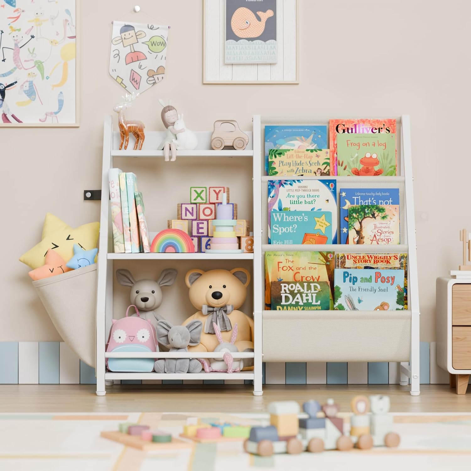 رف كتب للأطفال بثلاثة طبقات وت - مراجعة Montessori Shelf Toy وسعره